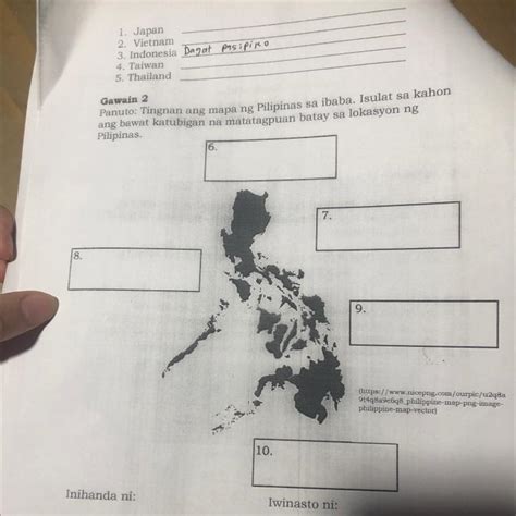 relatibong lokasyon ng japan answer brainly